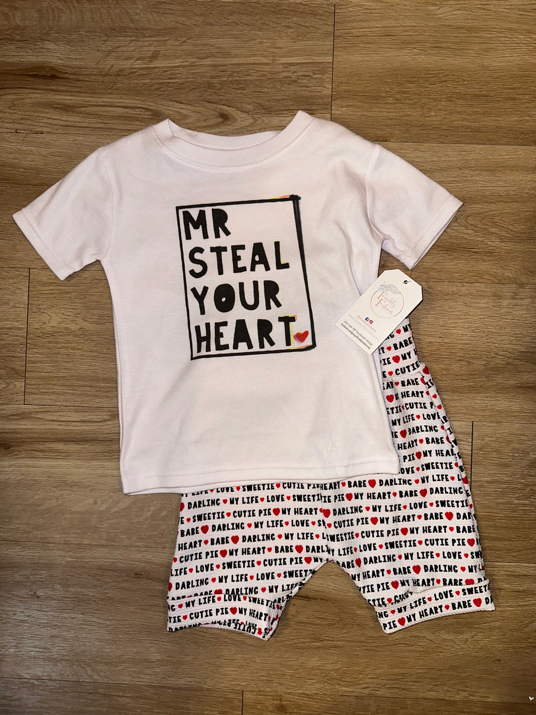 RTS 3T Steal Your Heart Lounge Shorts Set