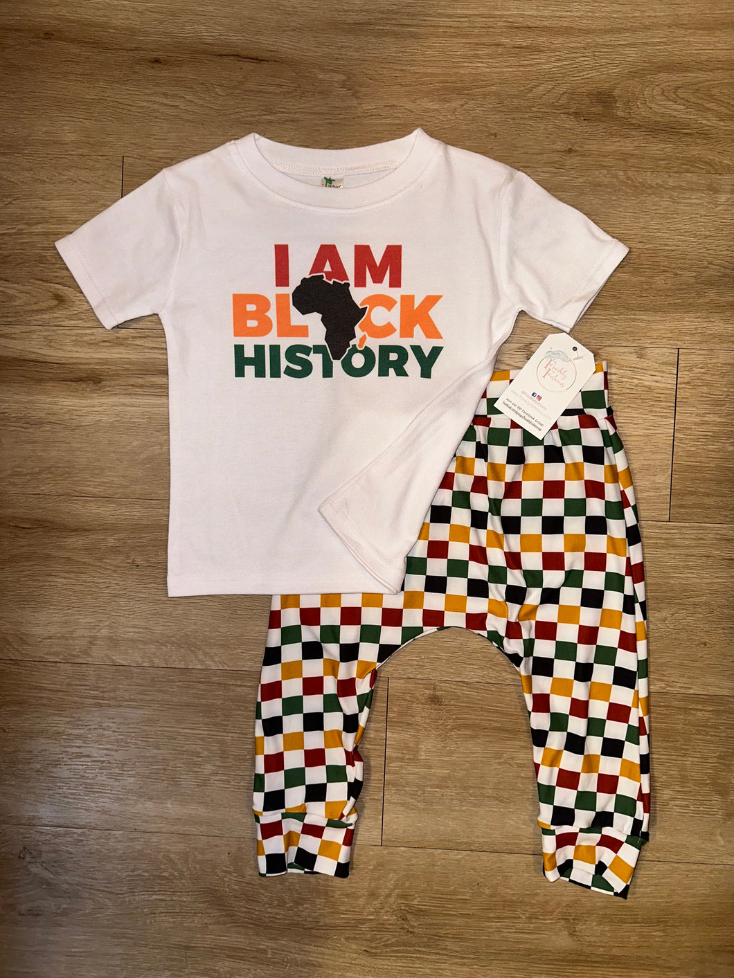 RTS 3T Black History Pants Set