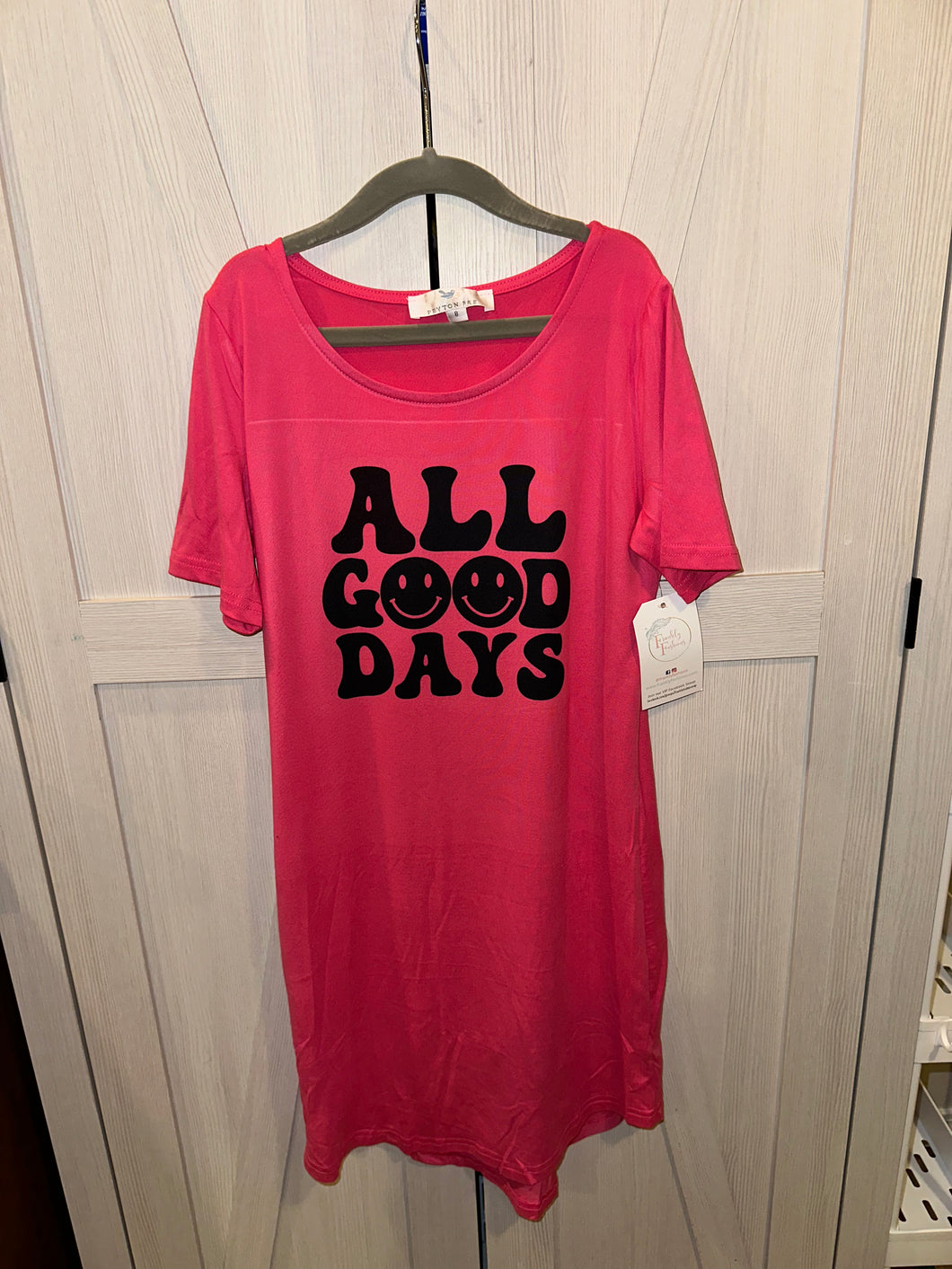 RTS Size 8 Good Days T-Shirt Dress