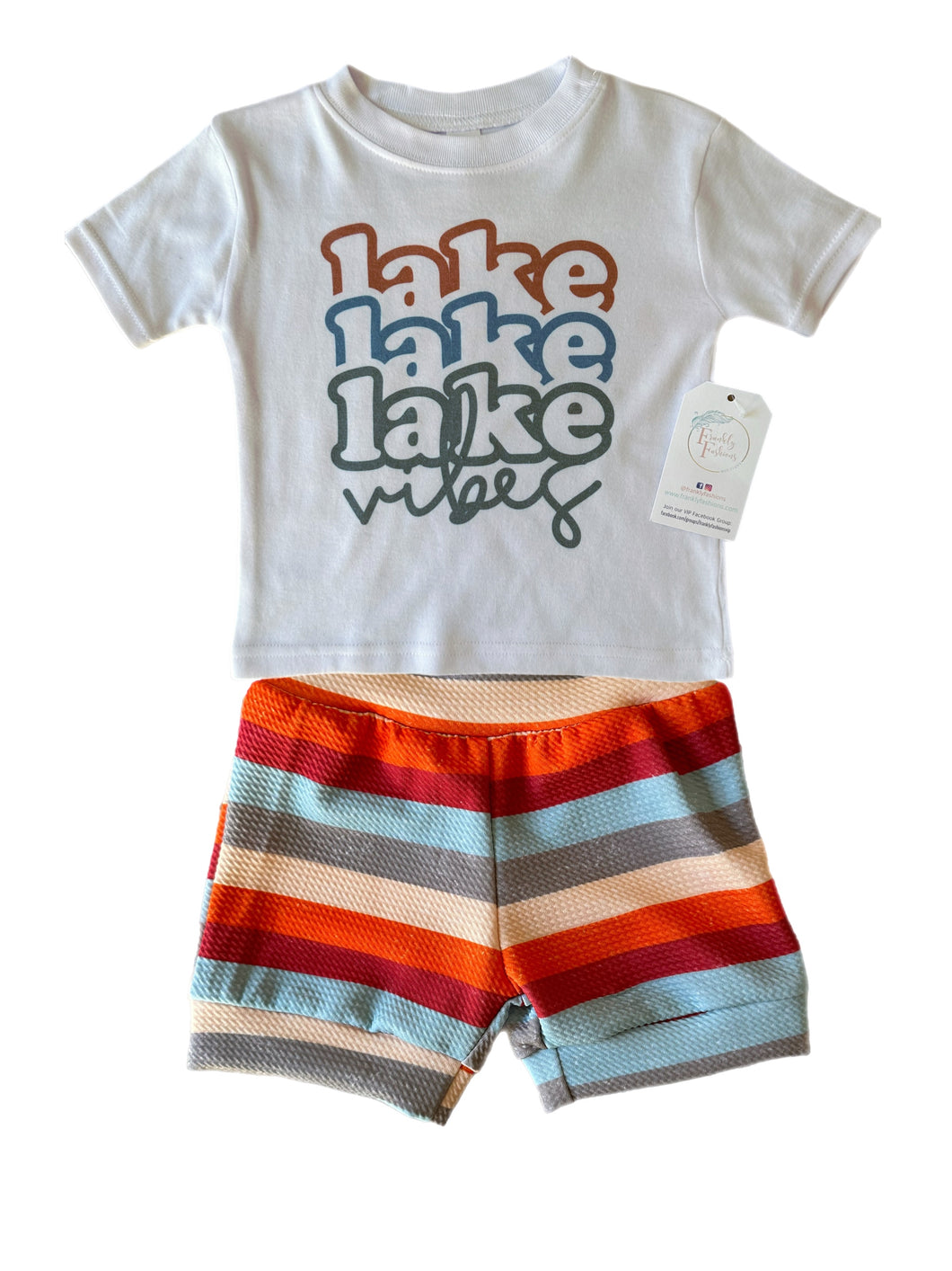 RTS Size 2 - Lake Vibes Shorts Set