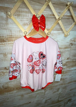 Load image into Gallery viewer, RTS 18/24M Minn Hearts Romper and Piggies
