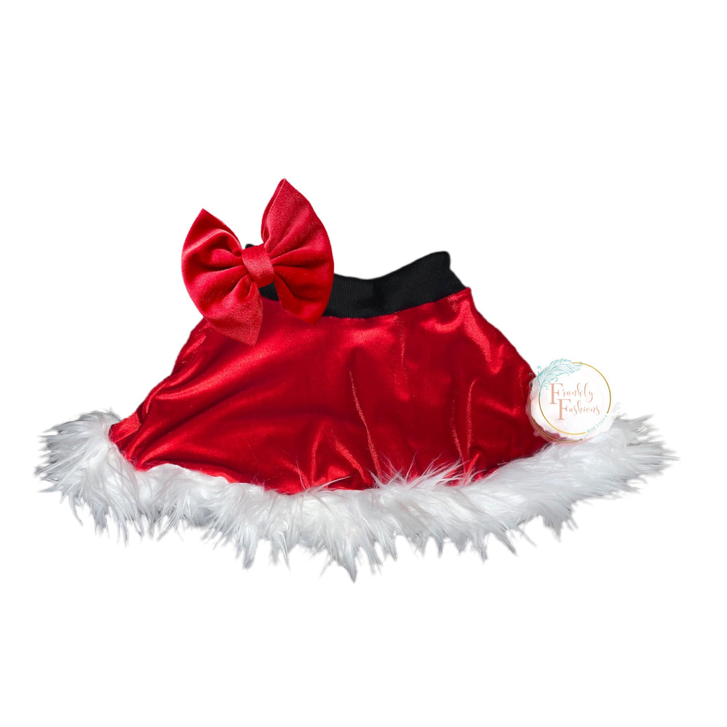 RTS 12/18M Santa Skirt and Bow