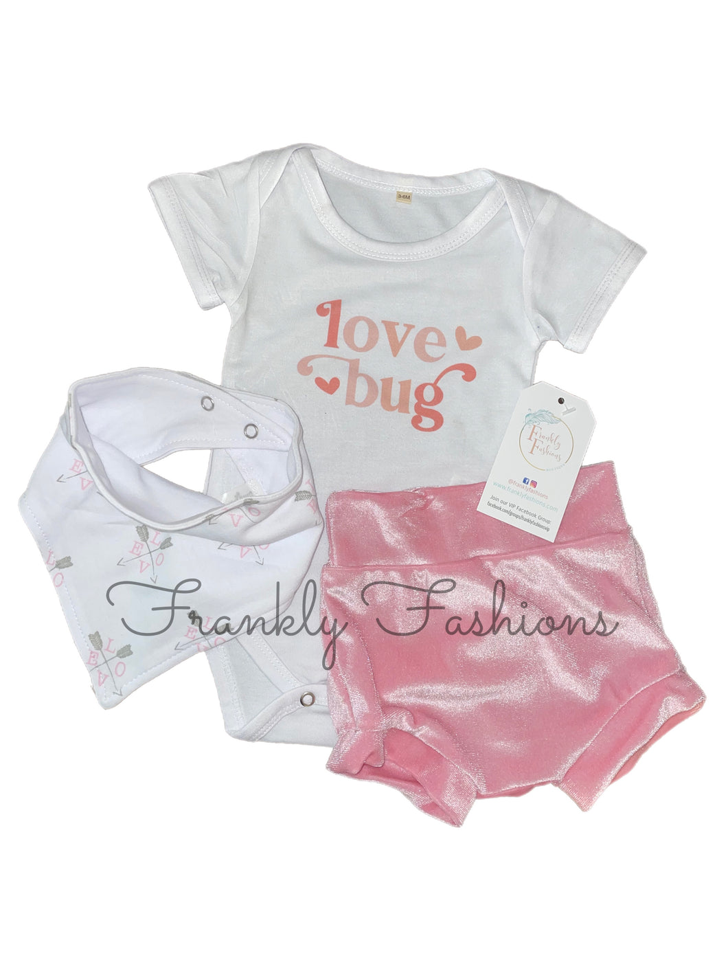 RTS 3/6M Love Bug Bummy Set