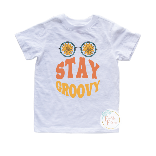 Graphic Top - Stay Groovy
